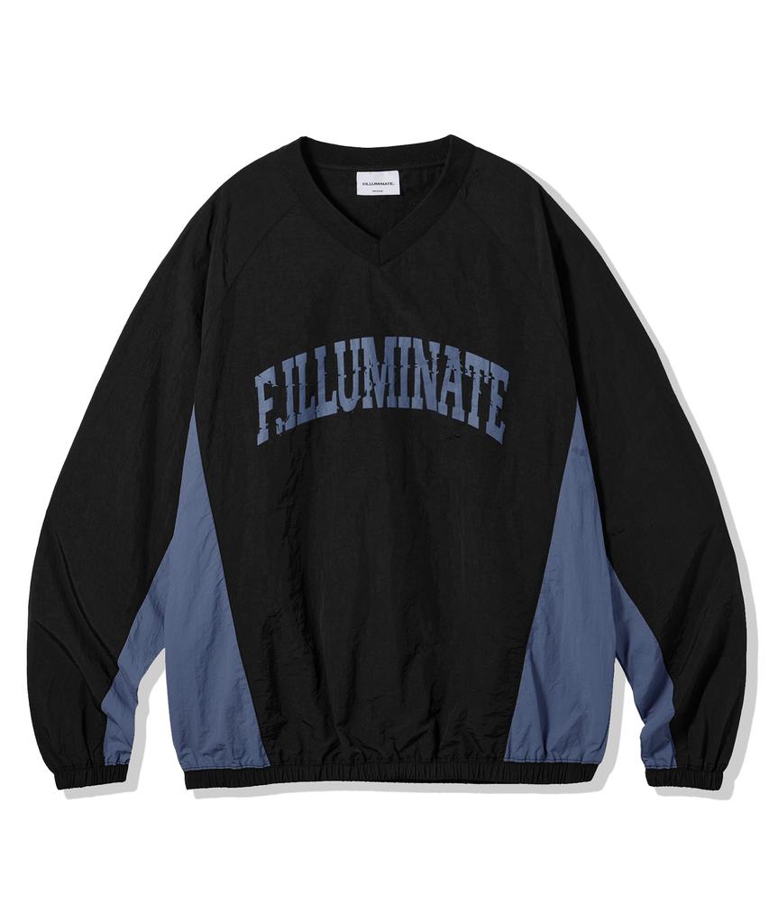 FILLUMINATE Nylon Cracked Arch Logo Sweatshirt - 3 Colors