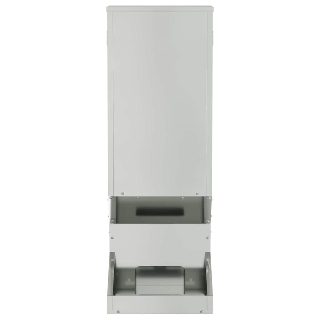 Deer Feeder Silver 28 x 30 x 80 cm Galvanized Steel
