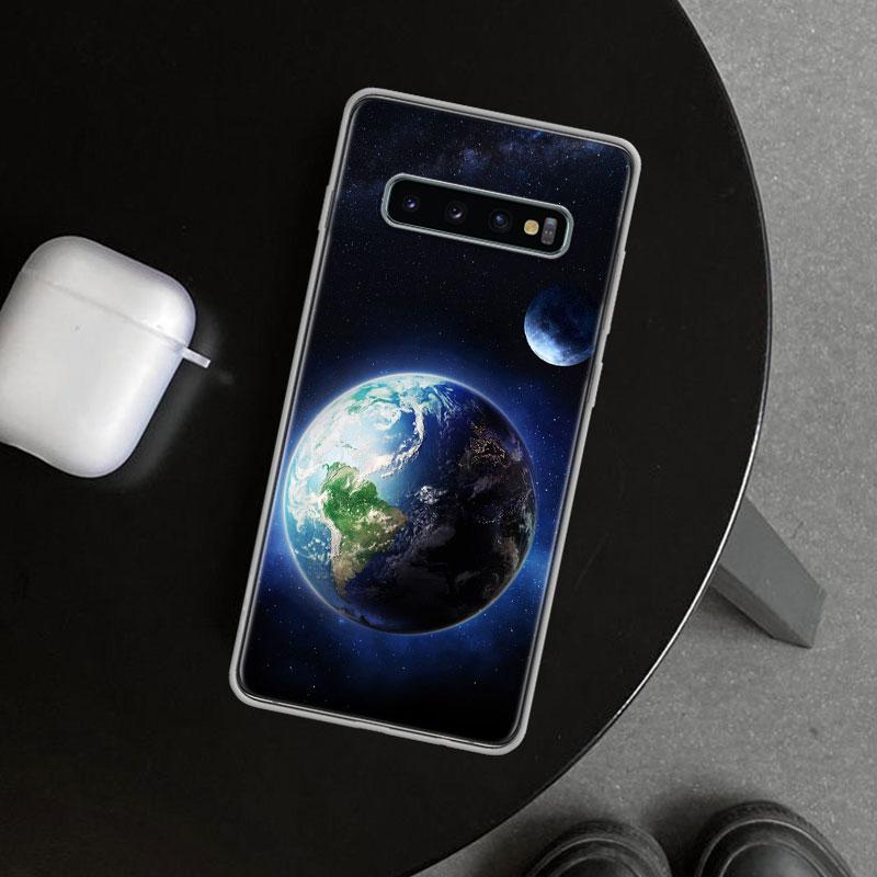 Чехол для телефона Samsung Galaxy S26 S25 Edge S24 S23 Ultra S22 Plus S21 FE S20 + Земные Звезды Космос Арт Индивидуальный Fundas Gal