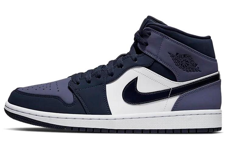 Jordan 1 Mid 'Obsidian Sanded Purple' 554724-445