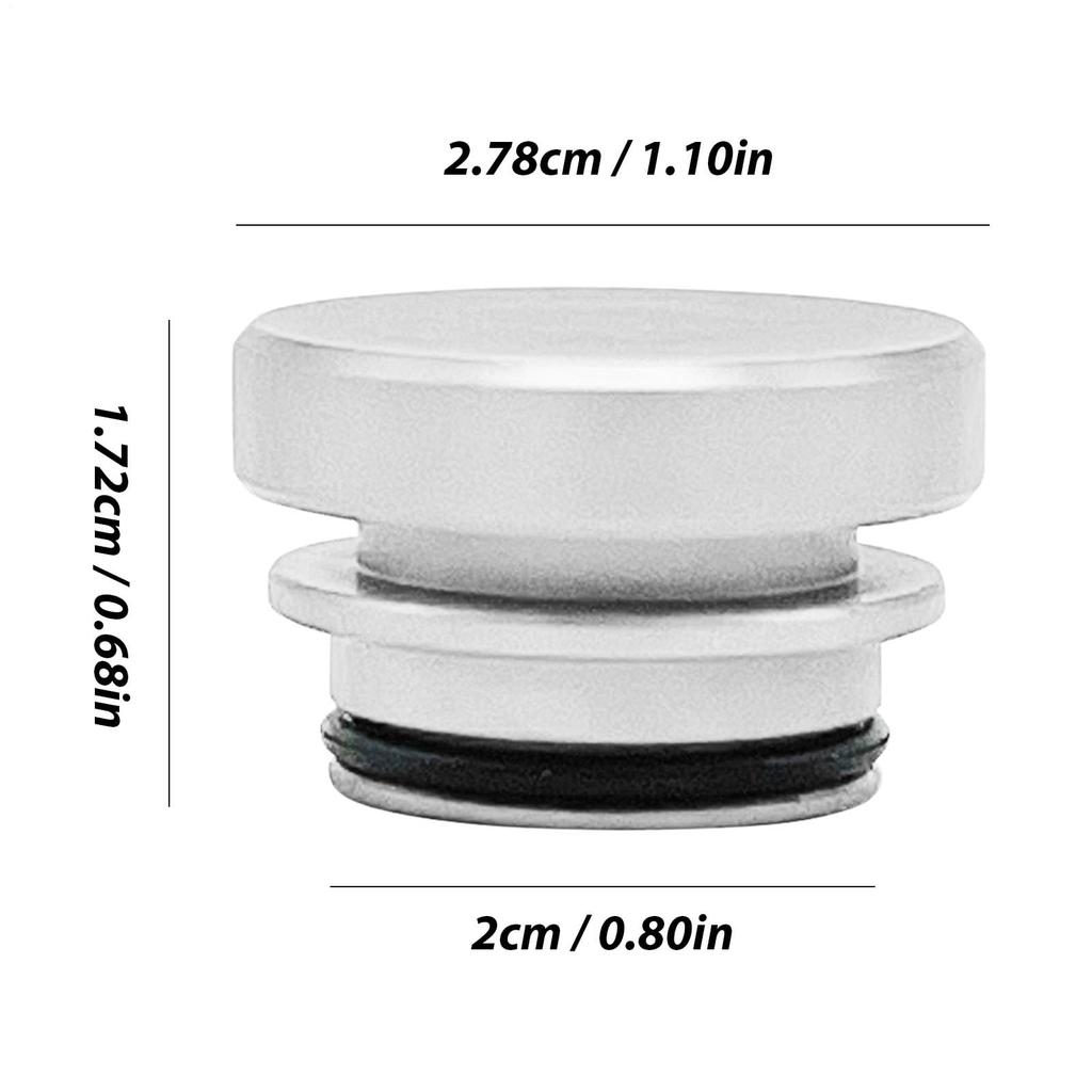 Крышка гнезда прикуривателя, Водонепроницаемая, Пылезащитная заглушка, Алюминиевый сплав, Гнездо прикуривателя, Колпачок, Автомобиль