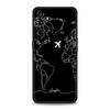 For Realme 10 9 8 5G 7 6 GT2 Pro Plus 9i 8i C21 C11 C25 C35 Airplane World Map Travel Phone Case For Realme GT Neo 2 3 3T Cover
