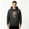 Men's Wolf Mountain Print Pullover Hoodie Casual Long Sleeve Sweatshirt for Men