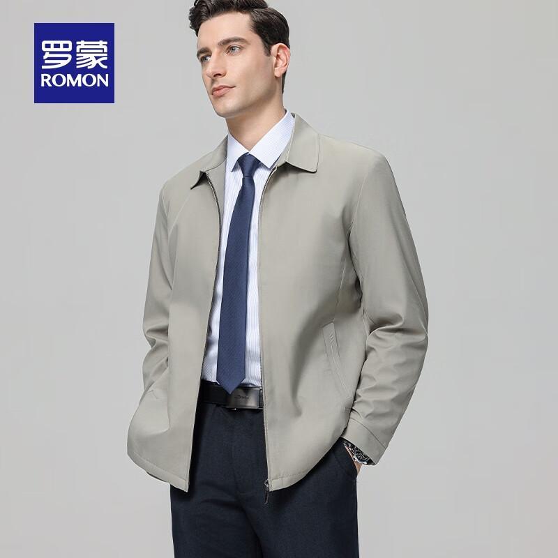 ROMON Men's Business Casual Lapel Jacket