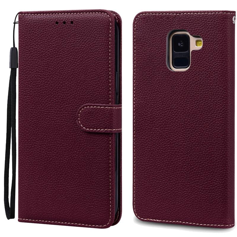 A8 Plus Case For Samsung Galaxy A8 2018 Case A530F SM-A530F Wallet Flip Leather Case For Samsung A8 Plus 2018 A8+ A730F Cover