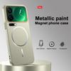 Оригинальный ультратонкий металлический чехол для Magsafe для Xiaomi 17 15 14 Pro Max, противоударный, матовый, с магнитной крышкой для беспроводной зарядки