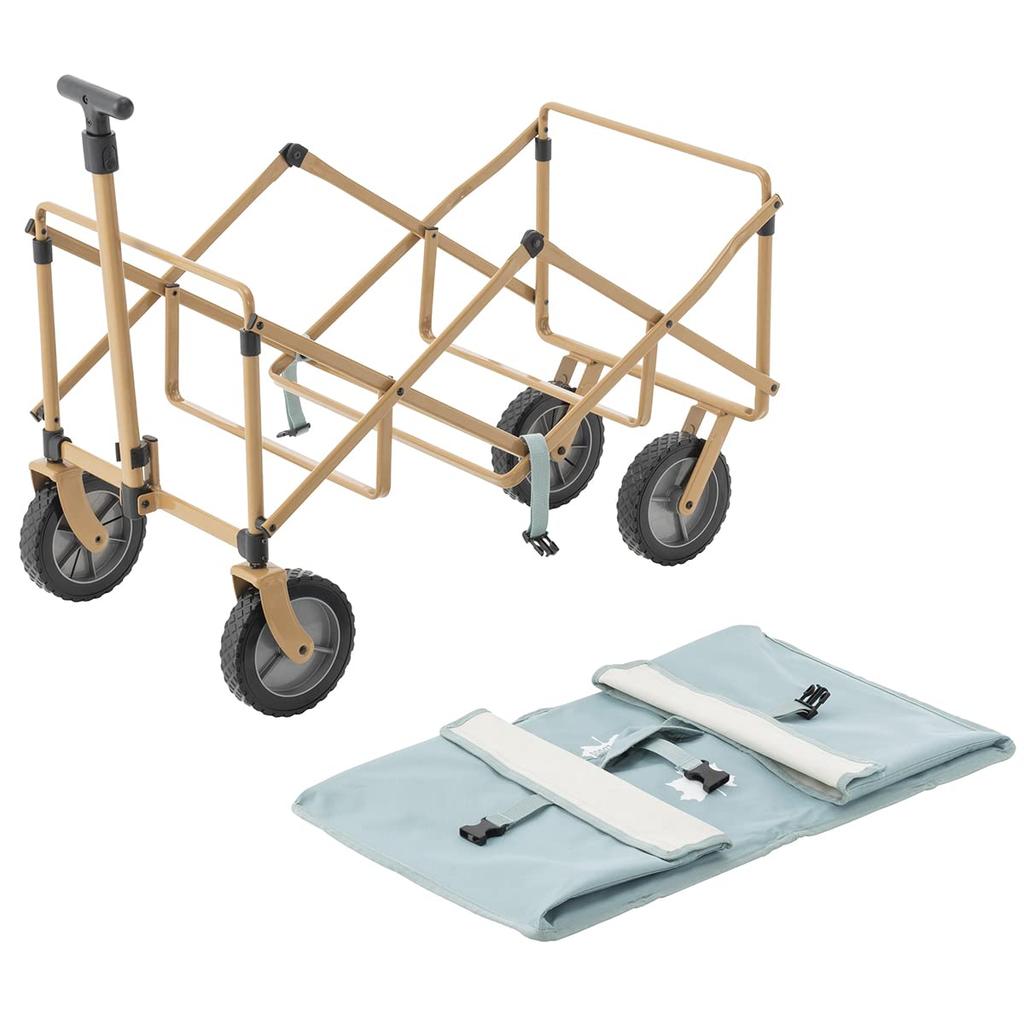 LOGOS Life Washable Carry 84720732 Ширина 84 x Глубина 53 x Высота 55 см Уличный фургончик Моющийся Кемпинг (Красочные логотипы) (Светло-синий) (Прибл.)