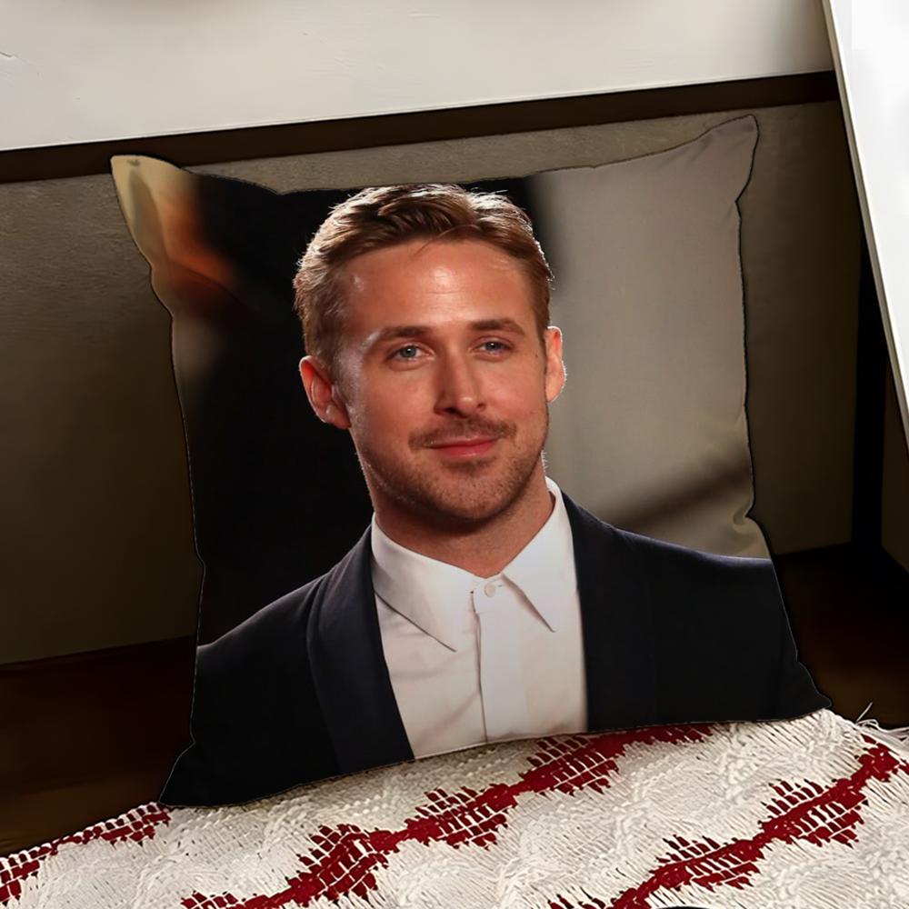 Singer RRyan Gosling Cushion Cover Reversible Soft Durable Pillow Cover Home Car MultiScene Use for Daily Comfort