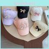 Wide Childrens Summer Brim Hat Bow Embroidery Sun Protection Cap Breathable