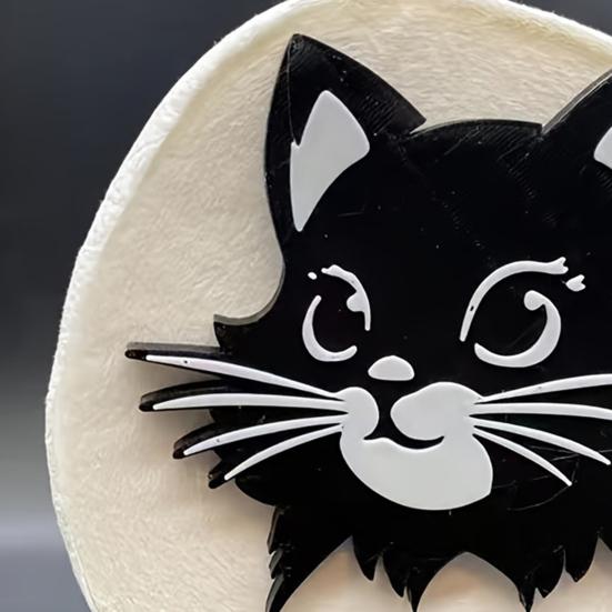 Yousheng 1 шт/2 шт держатель для туалетной бумаги с изображением кошки подставка для хранения рулонов туалетной бумаги 3D-печатный черный держатель для туалетной бумаги полка органайзер для ванной комнаты