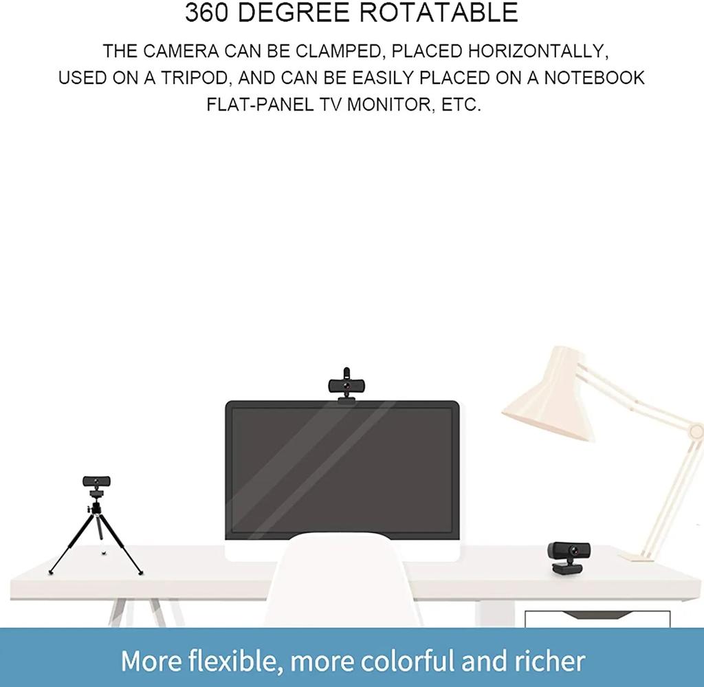 2k веб-камера Hd 2040*1080p компьютер ПК веб-камера с микрофоном вращающиеся камеры для прямой трансляции видеовызовов конференц-работа