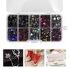 5000PCS Glass Flat Bottom Hot Fix Rhinestones Nail Art Phone Case Decor DIY Jewelry Findings