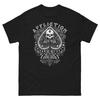 XTREM Футболка для байкера Череп Пики в стиле Affliction с тату-графикой мотоцикла