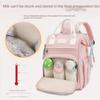 Mother and Baby Bag Multifunctional Fashionable Casual Water-repellent Waterproof Mommy Bag Large Capacity Backpack