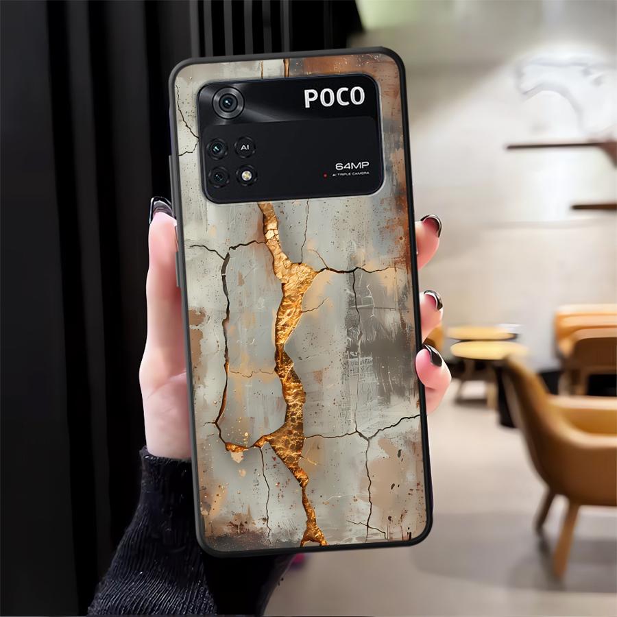 Модный чехол цвета ржавчины для Xiaomi Poco C51 M3 M4 Pro C50 M5 X3 X4 X5 F3 F4 F5 C65 Funda Чехол для телефона