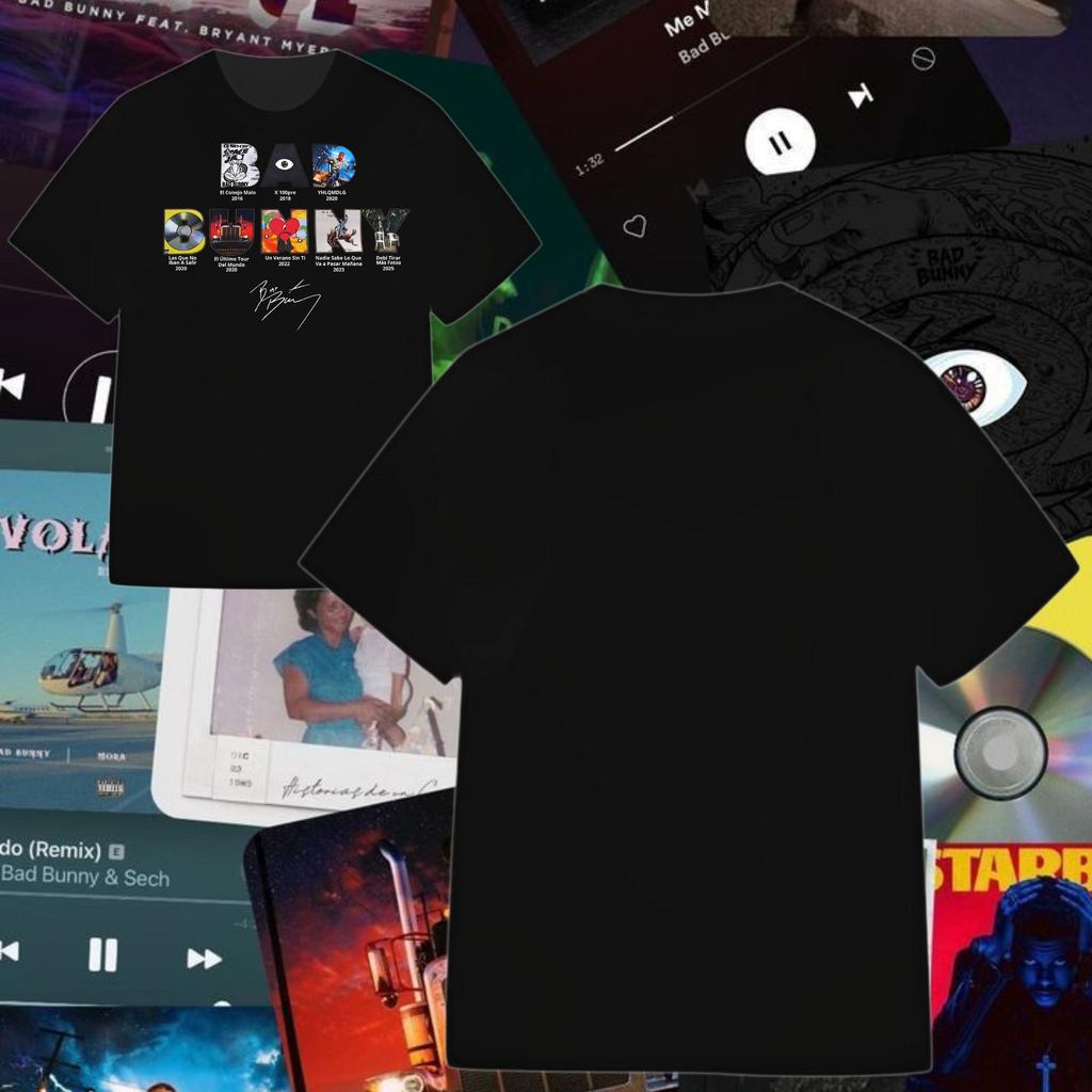 Мерч рэпера Bad Bunny Футболки Мужские Оверсайз Y2k Футболки Уличный Хип-хоп Дышащий Тяжелый Хлопок Футболка с Коротким Рукавом Топ Мужская Одежда