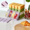 4 Cubes Silicone Ice Cube Tray with Lid Food Freezing Mold New Popsicle Mould Home