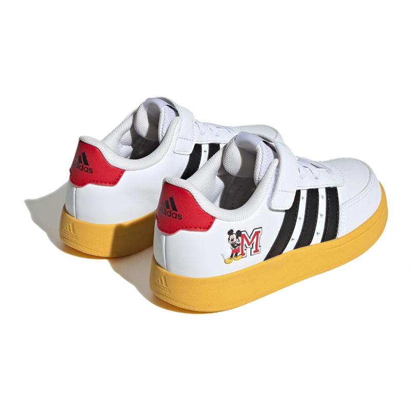Disney x Adidas Neo Breaknet Нескользящие Низкие Детские Скейтбордические Кроссовки Белый Черный Детские Кроссовки IG7163