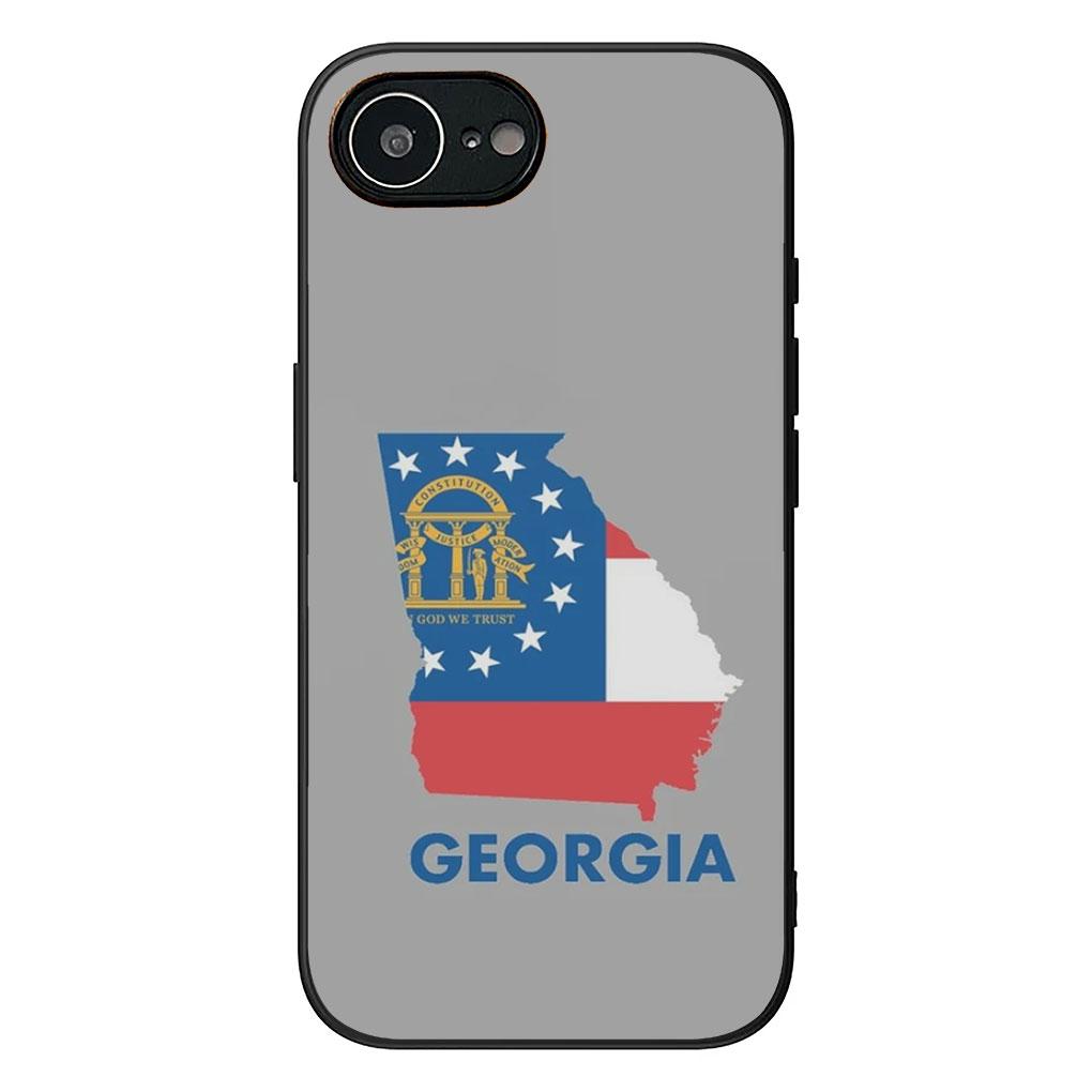 Georgia flag Casing Phone Cover for Apple iPhone 13 12 Mini XS 11 Pro Max 7 8 Plus + XR SE 2022 2020 SE3 Soft Case