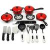 Kids Play Toy Kitchen Cooking Food Utensils Pans Pots Dishes Cookware Supplies