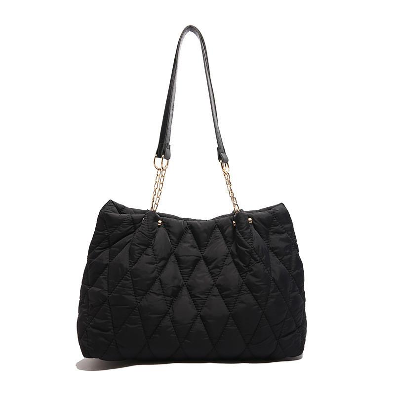 Trendy Lightweight Plaid Shoulder Tote Bag For Women Versatile For Daily Outfits