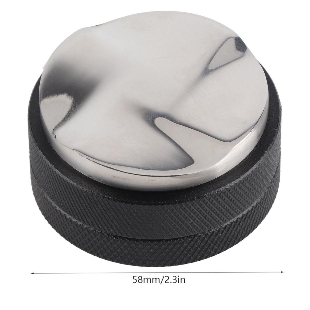 58mm Coffee Tamper 58mm Non‑Slip Stainless Steel Coffee Tamper Press Tool for Commercial Use Coffee Tamper Coffee Accessories