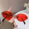 Summer Oval Sunglasses Metal Frame Classic Shades Fashion Eyewear  for Women & Men