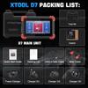 Сканер XTOOL D7 OBD2: Инструмент для диагностики всех систем автомобиля, упрощающий техническое обслуживание транспортного средства.
