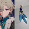 Game Genshin Impact Wanderer Kunikuzushi Scaramouche Cosplay Balladeer Asymmetric Earrings Women Eardrop Jewelry Accessories