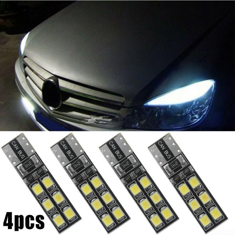 Автомобильные светодиодные фонари 6000K белые брови DC12V T10-12SMD-2835 лампы портативные
