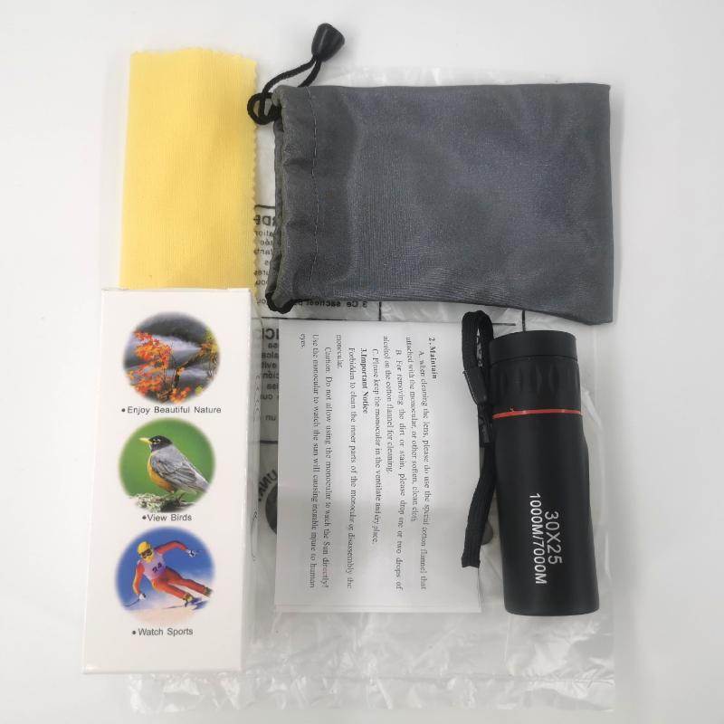 Outdoor Monocular Binoculars High Power HD Night Vision Mini Portable