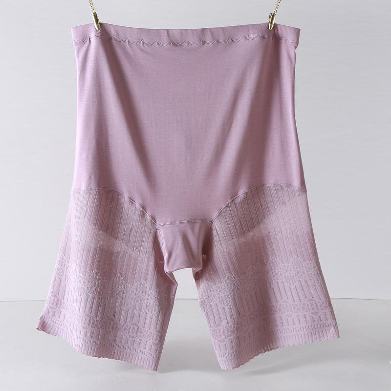 Fat Versized Briefs Anti Glare Safety Lingerie with Knickers High Waist Panties Women