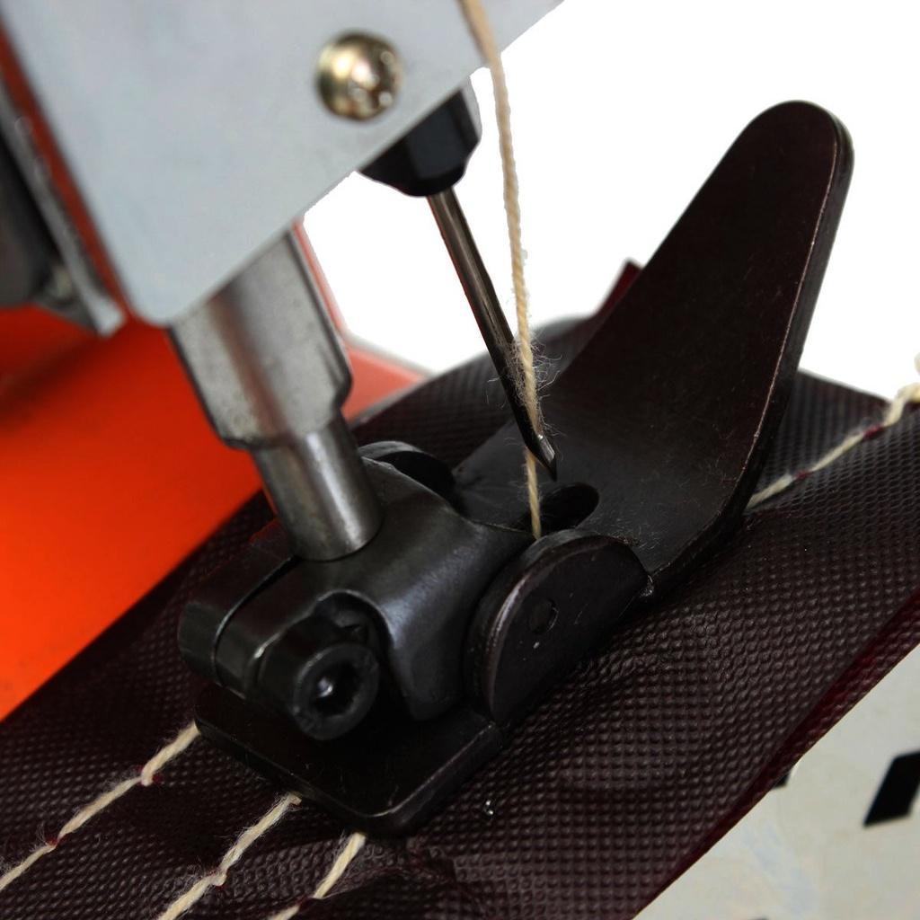 Портативная электрическая швейная машина 100 Вт, запечатывающая машина, 220 В, промышленная машина для шитья ткани с адаптером