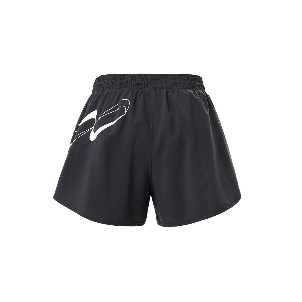 Nike Быстросохнущие дышащие шорты с логотипом на шнуровке, повседневные шорты для фитнеса, женские шорты черного цвета DD5972-045