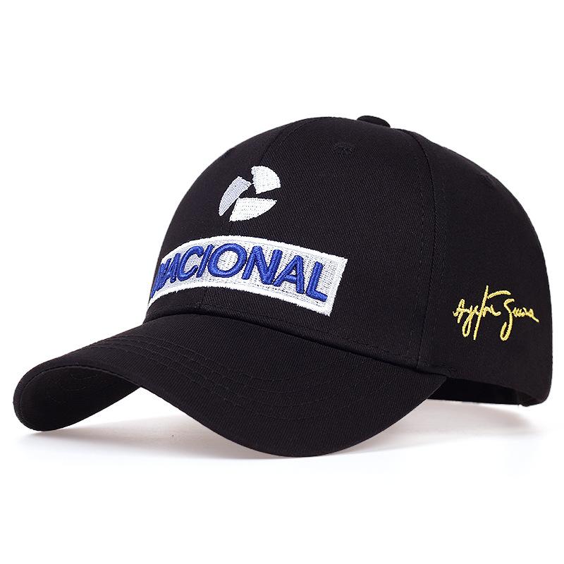 Новая бейсболка Ayrton Senna Racer Fashion с вышивкой, для улицы, защита от солнца, командная бейсболка