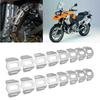 Exhaust Muffler Pipe Heat Shield AntiScalding Cover Fit for R1200GS F800GS F700GS F650GS(Silver )