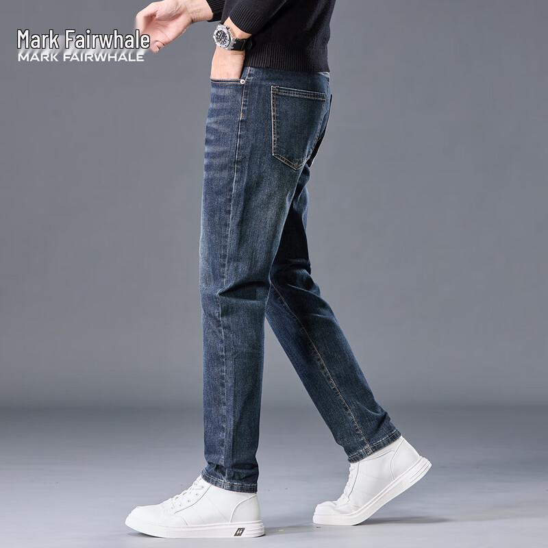 Мужские джинсы прямого кроя Mark Fairwhale с эффектом стирки