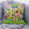 Cute S-Spongebobs Anime Decorative Room Aesthetics Pillow Case Home Decor Bedroom Sofa Bed Couch Pillow Cover 45X45