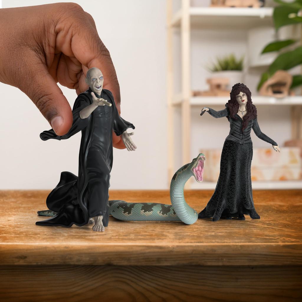 Schleich Harry Potter Series Lord Nagini and Bellatrix Lestrange 42684 Voldemort,