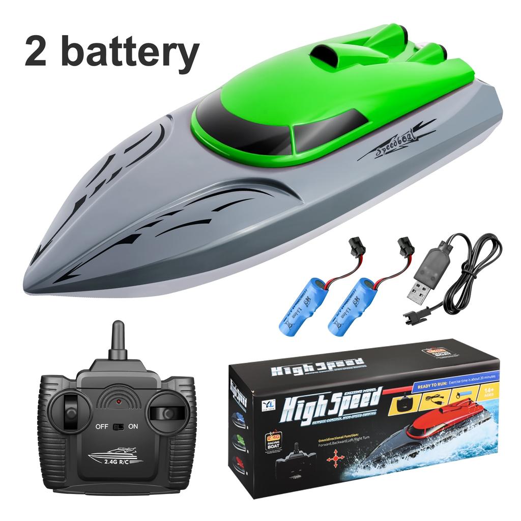 High-speed Yacht RC Boats 2.4G Upgraded Remote Control Ship Charging Version Summer Toys for Competition Gift