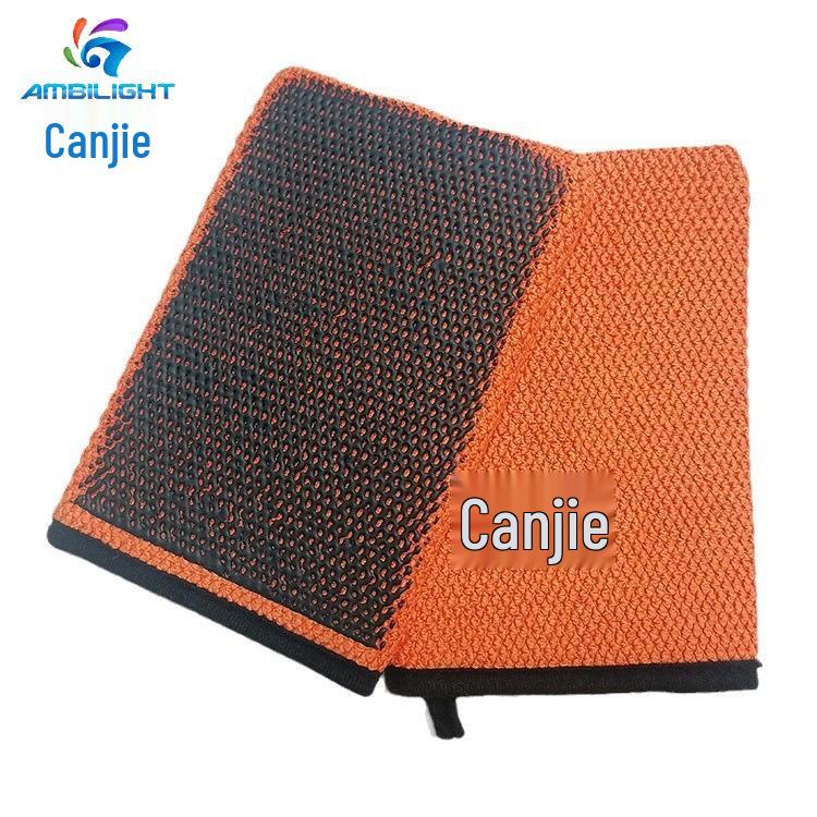 Canjie Volcanic Mud Car Cleaning Towel – Thickened Stain Removal Cloth for Car Detailing