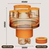 Anti odor Sink Drain Pipe Adapter Sealing Ring Multifunctional Kitchen Basin Sewer Branch 5 in 1 Dishwasher Water Pipe Connector