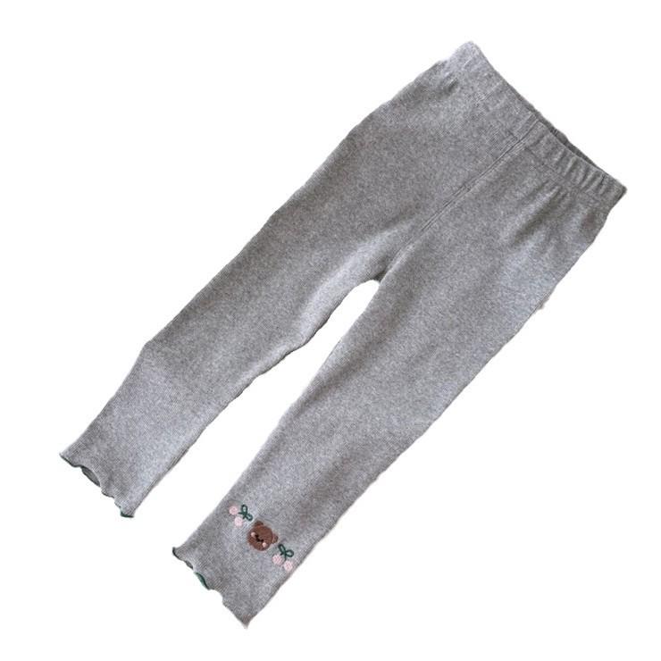 Girls' Cherry Bear Print Leggings - Fashionable Baby & Toddler Pants