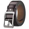 Men's Genuine Leather Vintage Pin Buckle Belt - Fashion Casual Waist Belt for Jeans