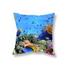Наволочка с коралловой рыбой и морской жизнью, украшение для дивана, офисное игровое кресло, чехол для подушки, прикроватная тумбочка, домашний декор, наволочка 45x45 см