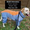 Winter Dog Clothes for Large Dogs Thick Fleece Waterproof Dog Jacket Warm Coat Reflective Pet Overalls for Bulldogs Labrador