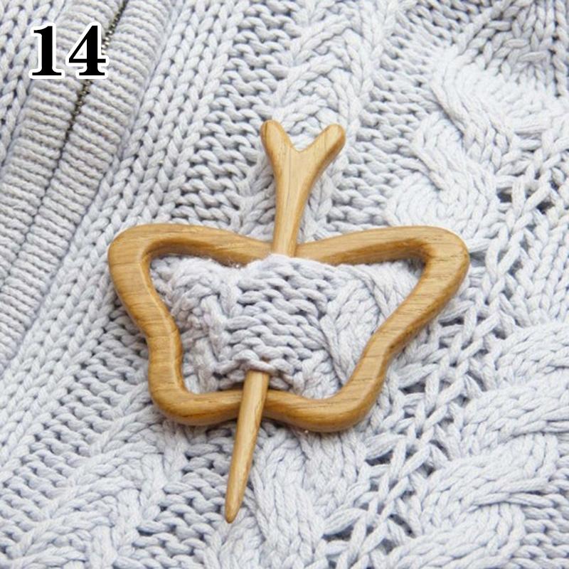 25 стилей, застежка, заколка для шали, брошь, булавка с деревянным рисунком животного, сделай сам, забавное милое ремесло