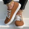 Модная европейская и американская трендовая одинарная обувь 2024 Новая обувь с неглубоким вырезом и шнуровкой Простая женская спортивная универсальная одинарная обувь Zapatos Mujer