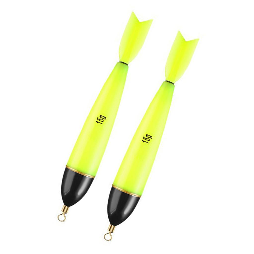 2Pcs Light Sticks for Fishing Lighted Bobbers Luminous Night Lighting Fishing Float Lights Floating Buoy Fishing Floats