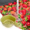 Дуршлаг для фруктов Корзина для слива продуктов 2 в 1 Вращающийся дуршлаг с ручкой для мытья чистки ягод салата овощей